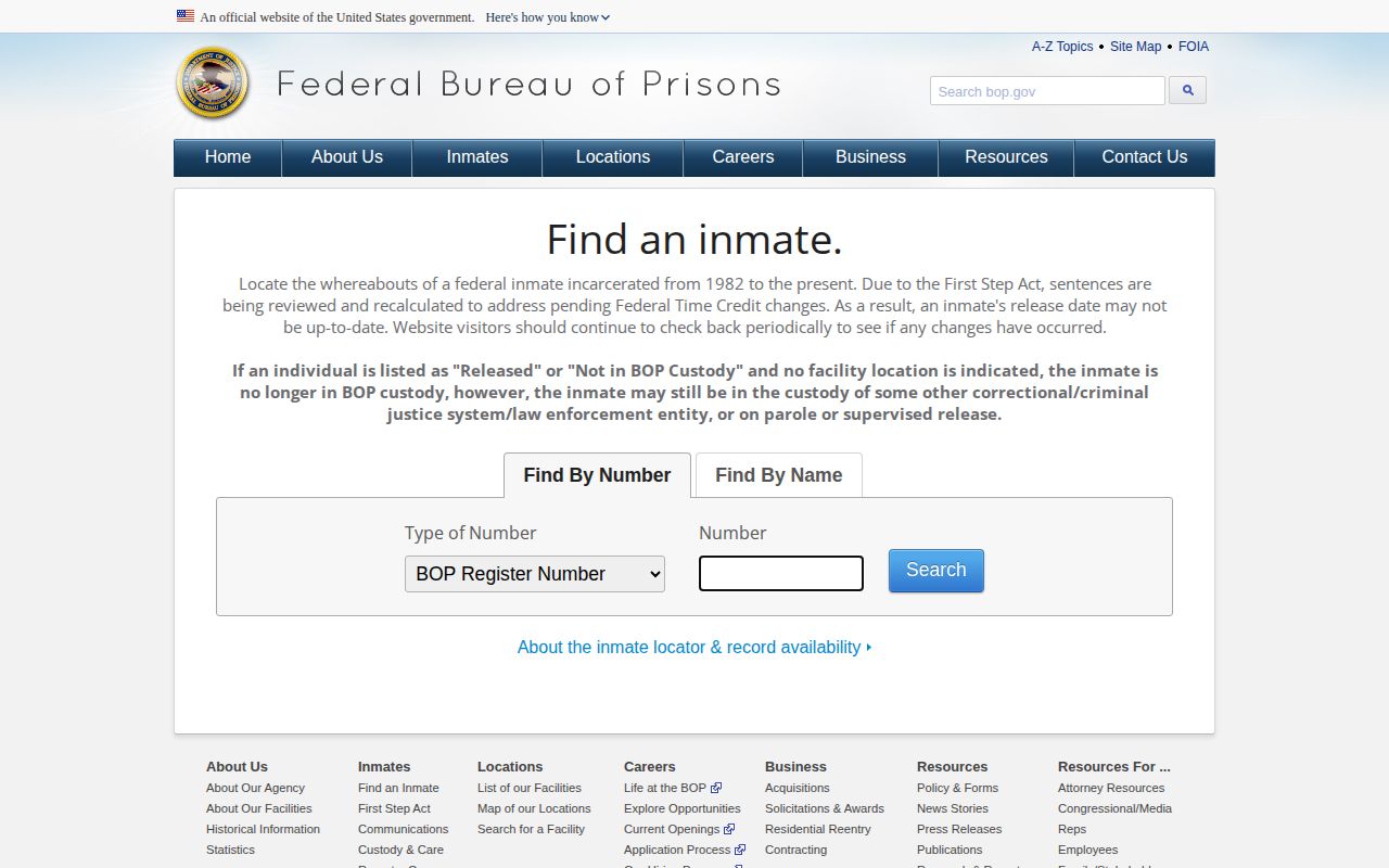 Federal locator for a Jewell County released inmate